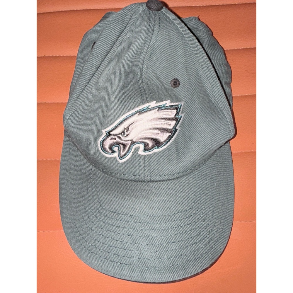 Philadelphia Eagles NFL Team Apparel Cotton One Sise Fits All Green Cap